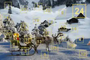 noel à la montagne famille