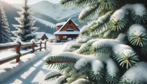 chalet montagne noel